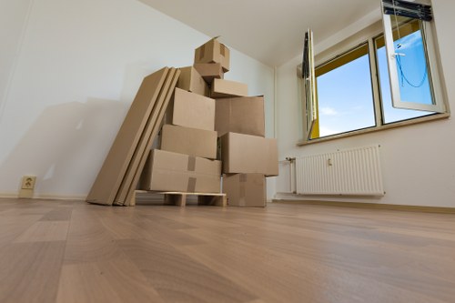 Pre-move assessment for office removals in Collierswood with labels and inventory