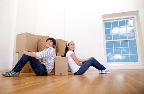 Professional removals team handling a same day move in Collierswood