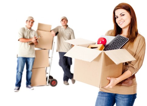 Family home relocation process with boxes and furniture in Collierswood