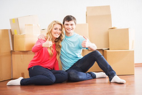 Loading furniture into a moving van in Collierswood